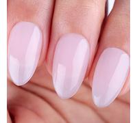 Ozzeal Smalto Semipermanente Unghie Trasparente, Rosa Baby Smalti Semipermanenti Per Unghie Nudo Cristallo Traslucido Gel Nail Polish Primavera Estate Smalto Gel Unghie Soak Off UV Led 15ML