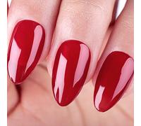 Ozzeal Smalto Semipermanente Unghie Trasparente, Rosso Neutro Smalti Semipermanenti Per Unghie Cristallo Traslucido Gel Nail Polish Primavera Estate Smalto Gel Unghie Soak Off UV Led 15ML
