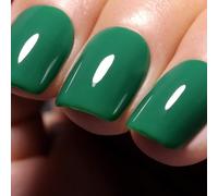 Ozzeal Smalto Semipermanente Unghie Verde, 15ML Verde Smeraldo Smalti Semipermanenti Per Unghie Manicure D'avviamento All'arte Smalto Gel Unghie UV Autunno Inverno Gel Nail Polish Per Donne