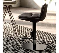 Ozzio Sgabello Morfeo art. S512 struttura in metallo e seduta in tessuto da H.78/104 cm