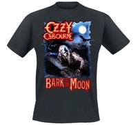 Ozzy Osbourne 40 Years of Bark At The Moon Uomo T-Shirt Nero 100% Cotone Regular