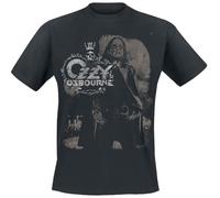 Ozzy Osbourne Black Rain Tribute Uomo T-Shirt Nero M 100% Cotone Regular
