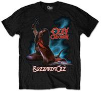 Ozzy Osbourne 'Blizzard Of Ozz' (Nero) T-Shirt - NUOVO E UFFICIALE