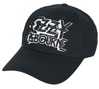 Ozzy Osbourne Logo - Baseball cap Unisex Cappello Nero, 100% Cotone,