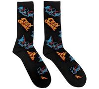 Ozzy Osbourne Logos And Bats Ankle Calzini Size One Size
