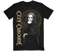 Ozzy Osbourne Patient No. 9 Gold Graphic Black L Maglietta