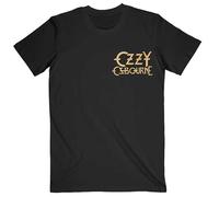 Ozzy Osbourne Patient No. 9 Gold Logo autorizzato Uomo maglietta