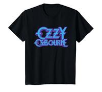 Ozzy Osbourne Purple And Blue Logo Maglietta, Bambini, Nero, 2 Anni