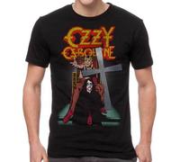 Ozzy Osbourne Speak Di il Diavolo Crocifisso Heavy Metal Musica T Shirt OZZ10022