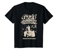 Ozzy Osbourne Speak of The Devil Face Maglietta, Bambini, Nero, 2 Anni