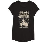 Ozzy Osbourne Speak of The Devil Face Maglietta, Ragazze, Nero, L