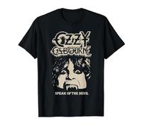 Ozzy Osbourne Speak of The Devil Face Maglietta, Uomo, Nero, XXL
