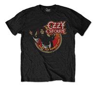 Ozzy Osbourne - T-Shirt # M Black Unisex # Diary Of A Mad Man Tour 1982