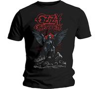 Ozzy Osbourne - T-Shirt # Xl Black Unisex # Angel Wings
