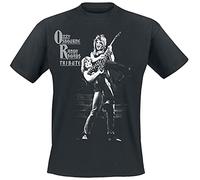 Ozzy Osbourne Tribute Tee Unisex T-Shirt Nero 100% Cotone Regular