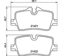 P 06 113 BREMBO Kit pastiglie freno, Freno a disco per BMW,BMW (BRILLIANCE)