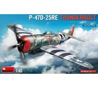 Miniart 48001 - 1/48 P-47D-25RE Thunderbolt. Avanzato Kit - Nuovo