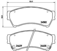P 49 039 BREMBO Kit pastiglie freno, Freno a disco per BESTURN (FAW),LINCOLN,MAZ
