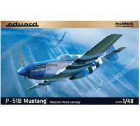 Kit Di Plastica Eduard 82176 - 1:48 P-51B MUSTANG Malcolm Hood Canopy Profipack