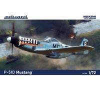 P-51d MUSTANG EDUARD 7477 1/72 Weekend Edition. Cacciatore US WWII Con 4