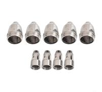 P-80 - Kit di materiali di consumo per taglierina al plasma, compatibile con ugelli ed elettrodi da 1,1-1,7 mm, 10 pezzi, set di punte in rame per applicazioni di saldatura industriale (1,5 mm)