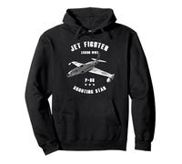 P-80 Shooting Star Military Jet Fighter WW2 Felpa con Cappuccio