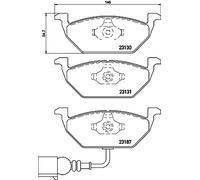 P 85 072 BREMBO Kit pastiglie freno, Freno a disco per ,AUDI,MG (SAIC),ROEWE (SA