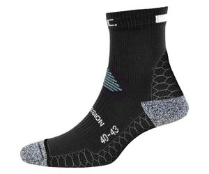 P.A.C. - 6.2 Running Reflective Pro Mid Compression - Calze da running EU 44-47 nero