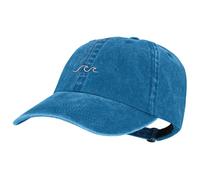 P.A.C. - Washdyo+ Washed Organic Cotton Dad Cap - Cappellino One Size blu