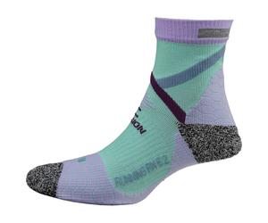 P.A.C. - Women's 6.2 Running Reflective Pro Mid Compression - Calze da running EU 35-37 turchese