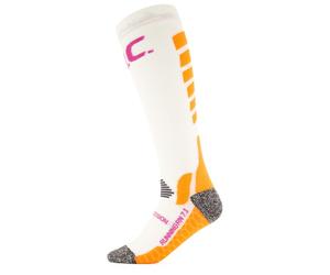 P.A.C. - Women's RN 7.1 Running Pro Compression - Calze tecniche a compressione W4 - Wadenumfang: 39-44 cm | EU 39|44 bianco