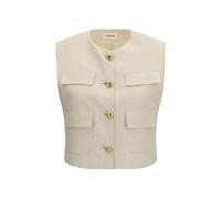 P.A.R.O.S.H. Beige Wool Sleveless Jacket - XS