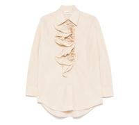 P.A.R.O.S.H., ,Blouses & Shirts ,Donna ,Beige ,S Camicia Neutra per un Look Elegante