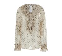 P.A.R.O.S.H. - Pallina Blouse - - Blouses & Shirts - Donna - Beige - M