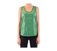 P.A.R.O.S.H. - Top verde con paillettes Primavera/Estate - - Tops - Donna - Verde - S
