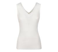 P.A.R.O.S.H., ,Tops ,Donna ,Beige ,M Top a costine con scollo a V, tulle e perline