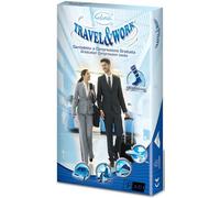 p age Gloria Med TRAVEL WORK 15, Calze a Compressione Graduata, Blu, 15-20 mmHg, Gambaletti Unisex da Viaggio e Lavoro Colore Nero