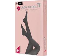 p age Lady Gloria Collant Calibrato a Compressione Graduata 20-30 mmHg, Calze Medicali per Vene Varicose e Gravidanza, Collant Elastiche per Donna Colore Nero
