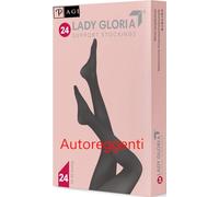 p age Lady Gloria Med Autoreggenti a Compressione Graduata 20-30 mmHg, Calze Medicali per Vene Varicose e Gravidanza, Autoreggenti Elastiche per Donna Colore Miele