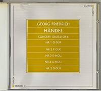 P.Bagin-dirigent - Händel: Concerto Grossi Nr. 1-5 Pressburger Kammerorchester