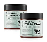 P-Beauty - 2 creme naturali per la cura della pelle con sego di manzo e miele, crema idratante per il viso, senza parabeni, siliconi e profumi, pelle secca e sensibile