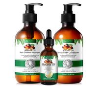 P-Beauty - Batana olio shampoo, balsamo e olio per capelli Set con rosmarino - rafforza la crescita dei capelli, l'umidità intensa, rigenera i capelli sottili e danneggiati, combatte le doppie punte