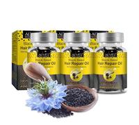 P-Beauty capsule di olio di cumino nero biologico con cheratina - 120 capsule per uso esterno, olio per capelli crescita dei capelli e cura del cuoio capelluto - dona forza e lucentezza ai capelli