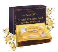 P-Beauty Crystal Collagen - Maschera per occhi dorata, altamente efficace, anti-invecchiamento e idratante, confezione da 25 x 50 x 100 x 20 x 100 x