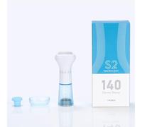 P-Beauty Derma Stamp con serbatoio e siero - Dermapen Microneedling Pen con 140 aghi in titanio - Sistema Hydra Derma per umidità intensa, perfezionamento dei pori, cicatrici, rughe, irregolarità