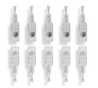 P-Beauty | Dermapen M1 - Cartucce di ricambio per penna elettrica Derma M1 | Microneedling | chiusura filettata | con curvatura/albero | 10 pezzi | Nano 3D