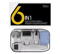 P-Beauty Dermaroller 6 in 1 Microneedling per corpo e viso Nero 1x6 pz