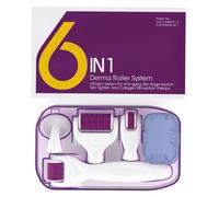 P-Beauty Dermaroller 6 in 1 Microneedling per corpo e viso Viola 1x1 p