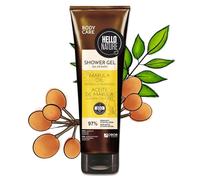 P-Beauty, gel doccia con olio di Marula, vegano, per uomo e donna, per la pelle secca e sensibile, idratante, rigenerante (250 ml)