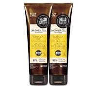 P-Beauty, gel doccia con olio di Marula, vegano, per uomo e donna, per la pelle secca e sensibile, idratante, rigenerante (2 x 250 ml)